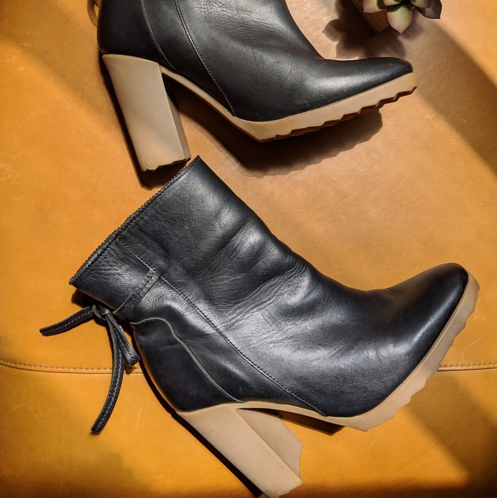 Pierre Hardy platform ankle tie bow booties
